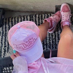 VINTAGE Y2K VON DUTCH HAT PINK